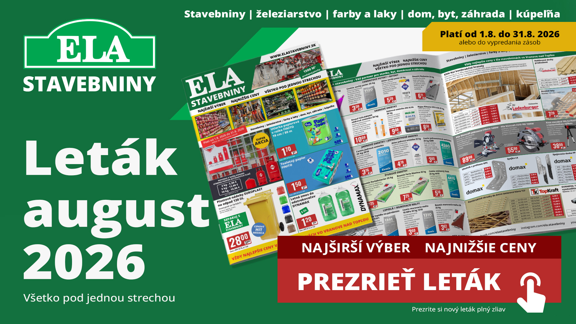 Leták august 2026